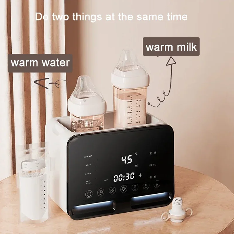 Newborn Baby Feeding Bottle Warmer & Sterilizers Timer Accurate Temperature Control Food Milk Warmers Baby Accessories