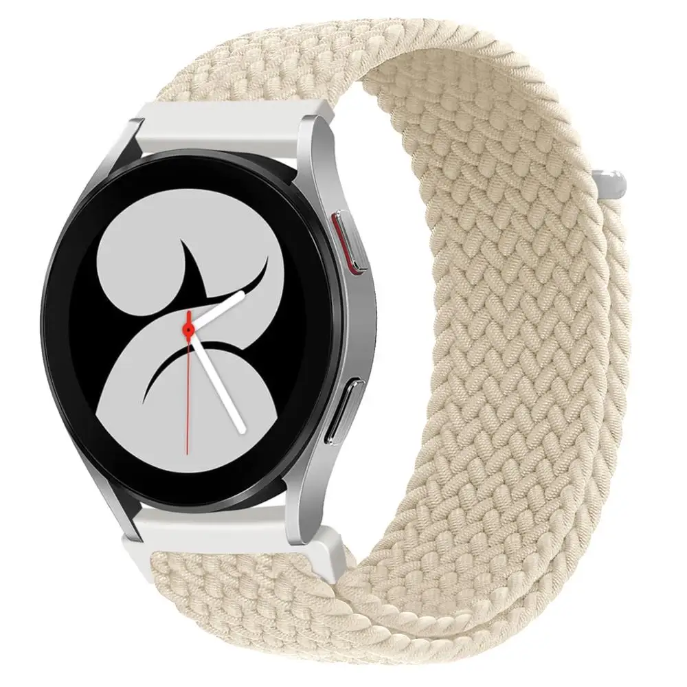Strap For Samsung Galaxy Watch 6/5/pro/4/Classic/3/active 2 Elastic Braided Solo Loop bracelet Huawei watch GT/2/2e/3/pro band
