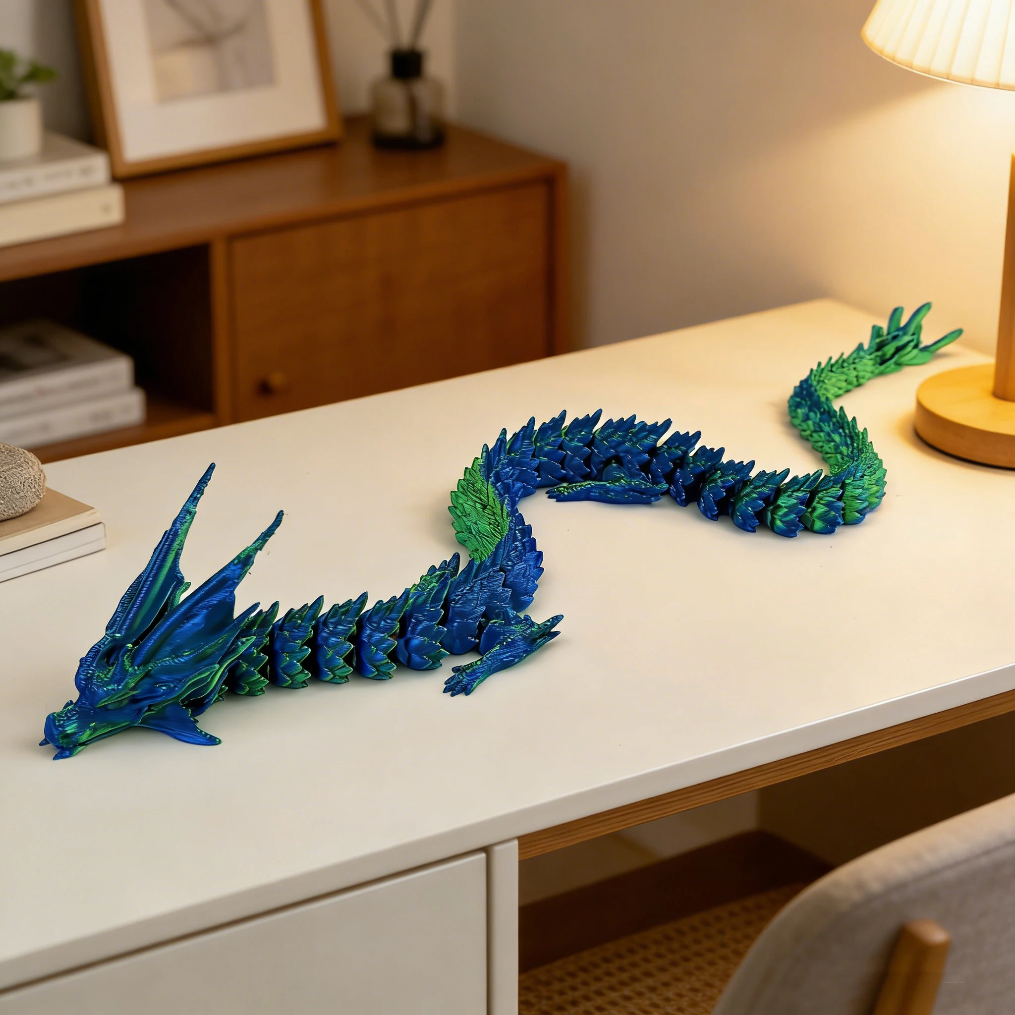 Exquisite Deep-Sea Dragon Figurine - Majestic Dragon-Inspired Home Decor & Unique Christmas Gift