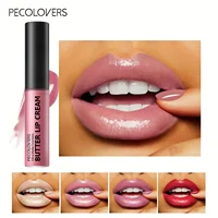 1PC Butter Gloss Non-Sticky Lip Gloss Long Lasting Nude Lip Makeup Hydrating Lip Gloss with Essential Oil Liquid Lipstick 2