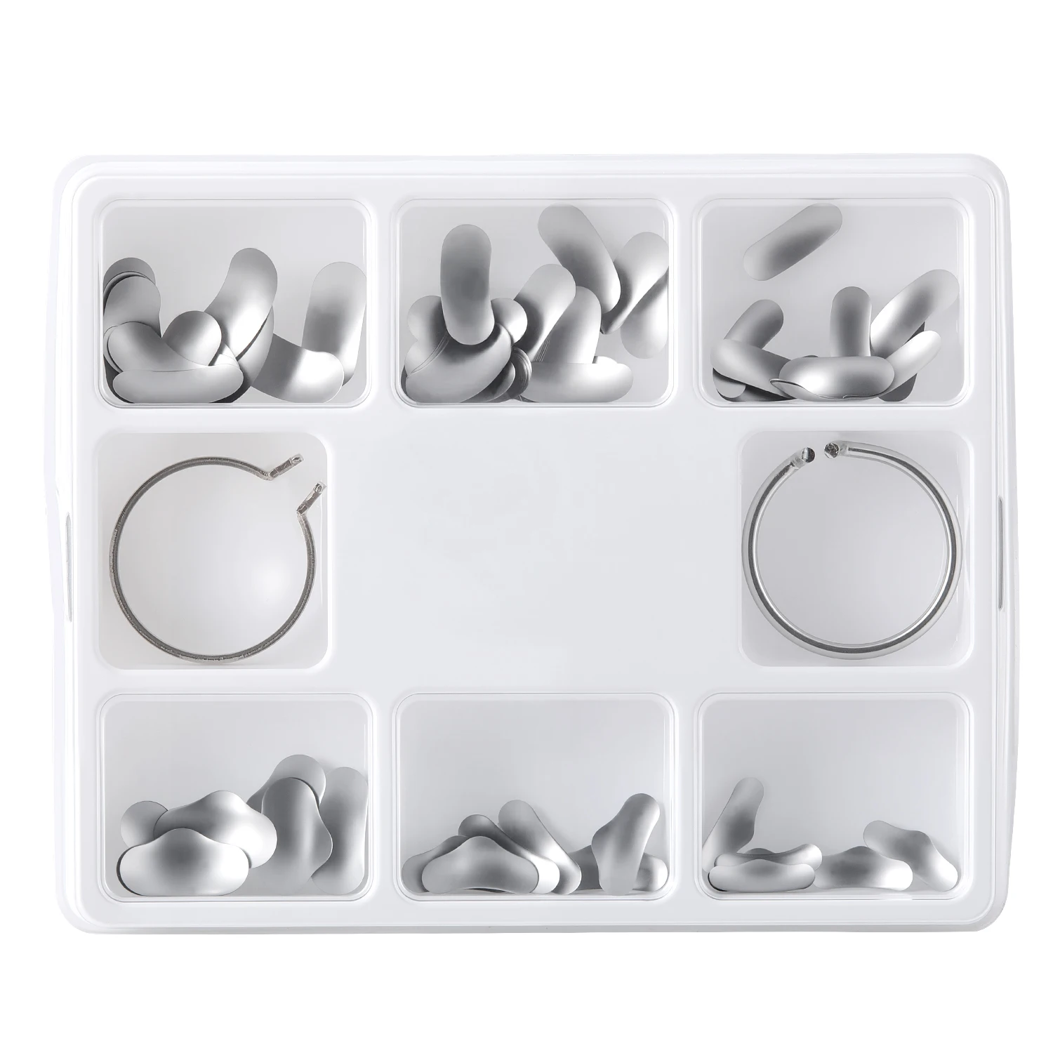 100 teile/schachtel AZDENT Dental Matrix Schnitt Konturierte Füllform Blatt 1,398 Metall Matrizen Band Forming Clip – Detail 1