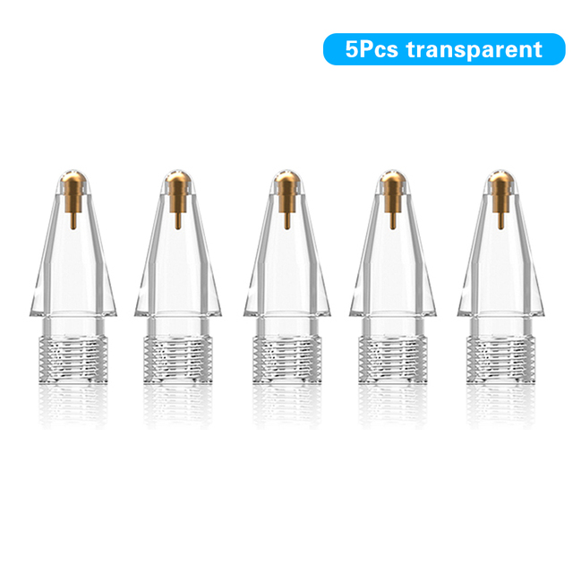 Tip for Apple Pencil Tip Nib for Apple Pencil 1st 2nd Generation 1 2th Gen Pencil Replacement Tip 2H 2B 4.0 Transparent Nib