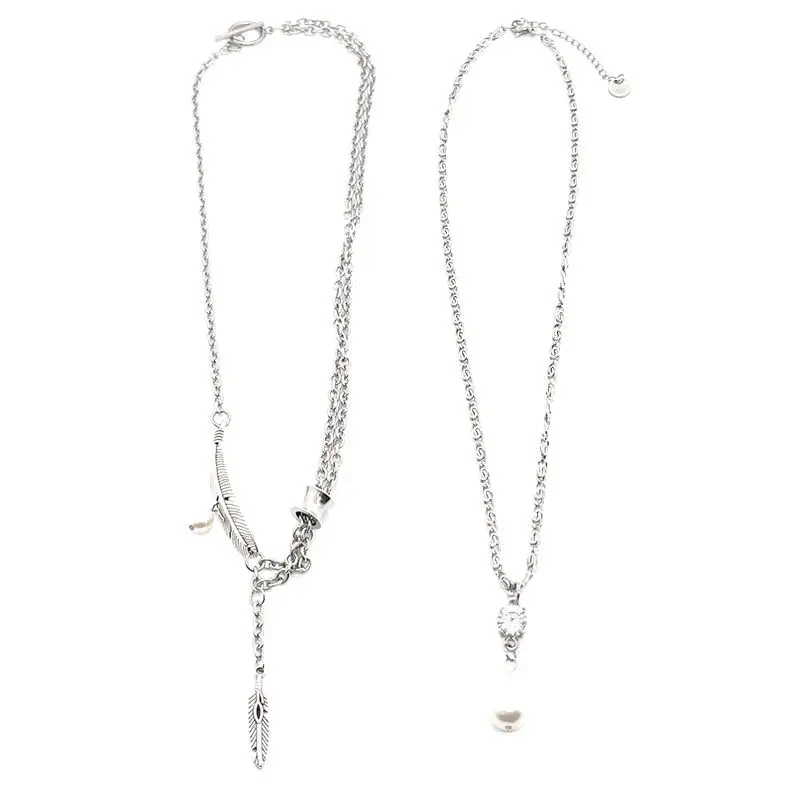 Thai drama BetweenUsTheSeries Even Sun Boun Prem BounPrem Titanium steel necklace gift