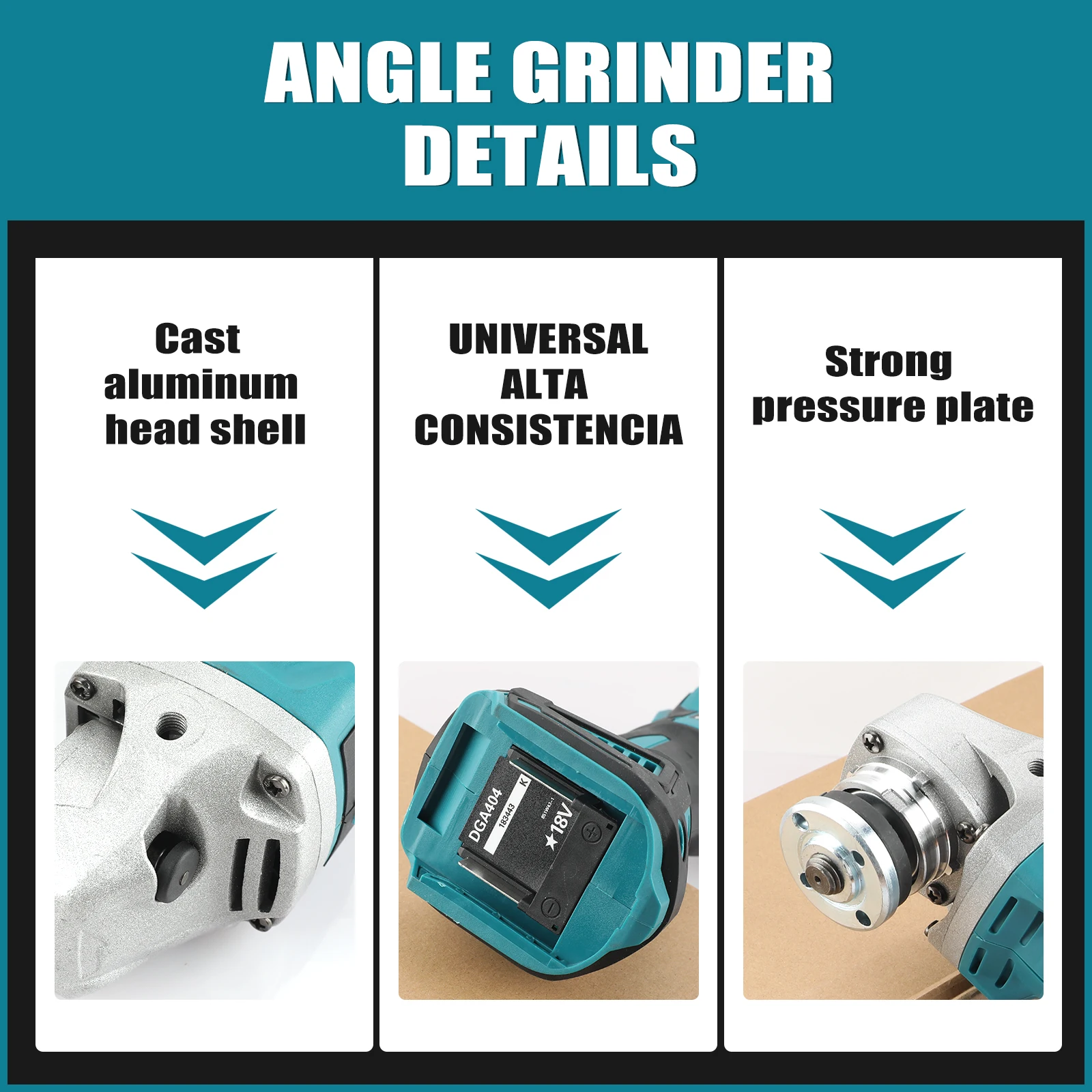 Makita DGA404 Power tools rechargeable polishing machine cutting 18V angle grinder Electric Tools