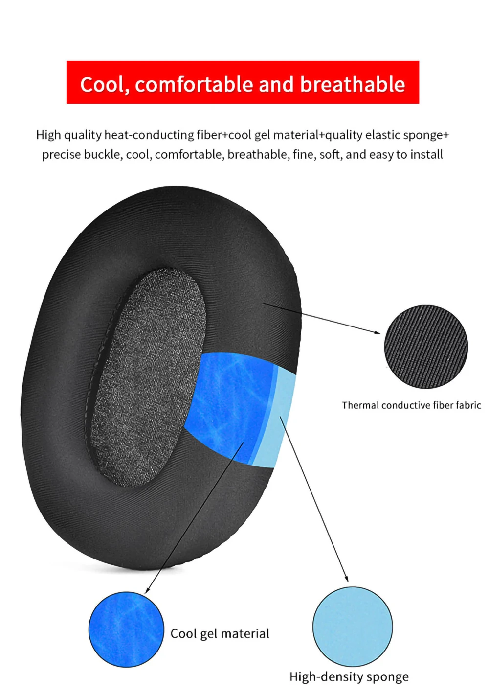 Ear Pads For SONY INZONE H7 H9 Headphone Cushion WH-G900N Headset Foam Earpads Replacement Sponge Earmuffs Headbeam Cover