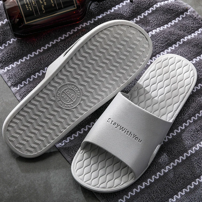 Family Unisex Women Men  Fashion Slippers EVA Soft Sole Summer Beach Sandals Couples Casual Flip Flop Shoes Bathroom Slipper 6