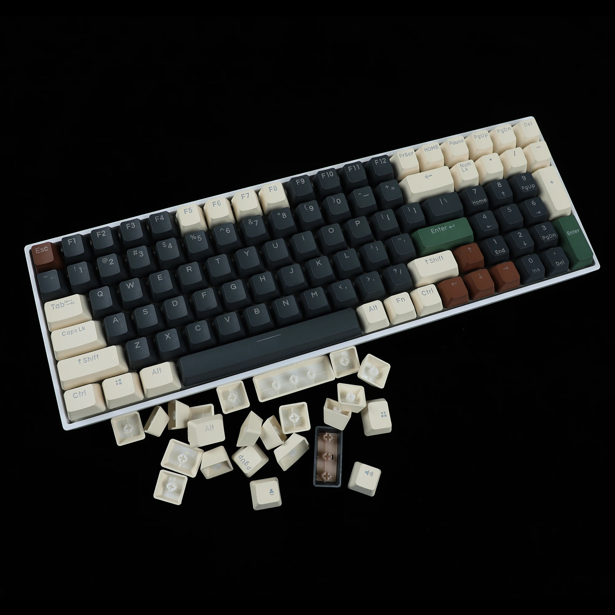 Ymdk Duplo Tiro Selvagem Backlit Keycaps 108 122 Pbt Oem Perfil Keycap para mx Teclado Mecânico 104 87 84 68