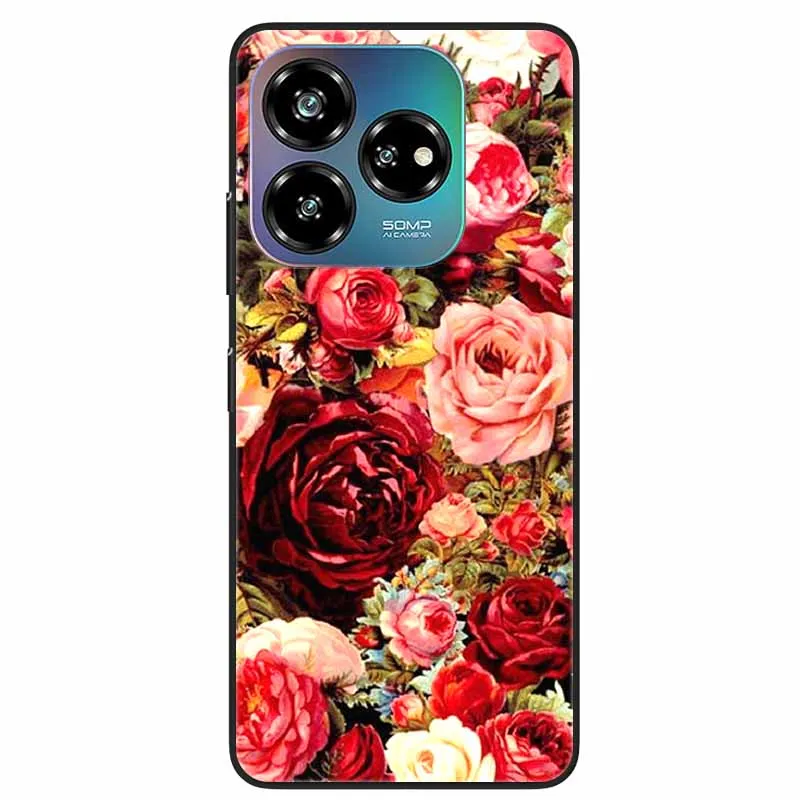 ZTE Blade V60 Design Black Soft TPU Silicone Back Cover - Sleek Protective Phone Case