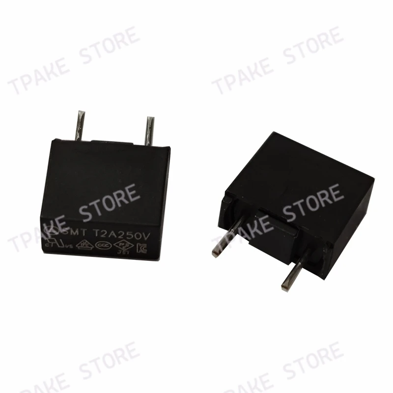 10pcs Slow Blow Square Fuse SMT T2A250V blow glass fuse