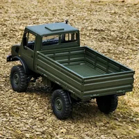 Rc Electric Off-Road Cremlimbing Ote Control Car  1:12 U1300 Unimog Abs Plastic Armygreen Toy Model Remote Control Kid Xmas Gift 2