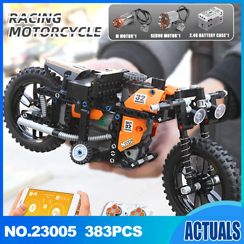 

Mould King 23005 high-tech RC Car Boy Toys MOC-17249 App Control Fast Motorcycle Model Building Blocks Bricks Christmas Gifts