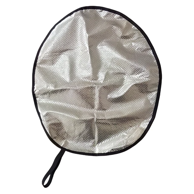Foldable Car Steering Wheel Cover Anti-uv Sun Protection Sunscreen Block UV Rays Cool in Summer for Car Interior 2