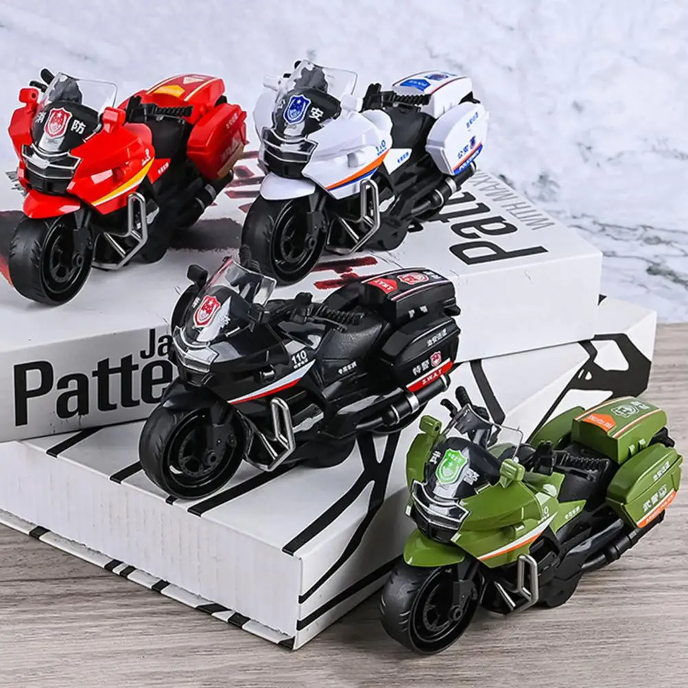 

Children Inertia Motorcycle Toy Simulation Plastic Motorcycle Model No Battery Required Inertia Toy Boys Girls Educational Toy G