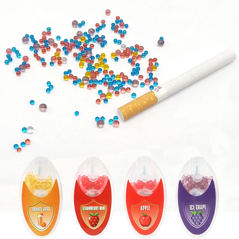 100pcs Mix Fruit Flavor Beads Mint Fruit Flavored Cigarette Popup Bead