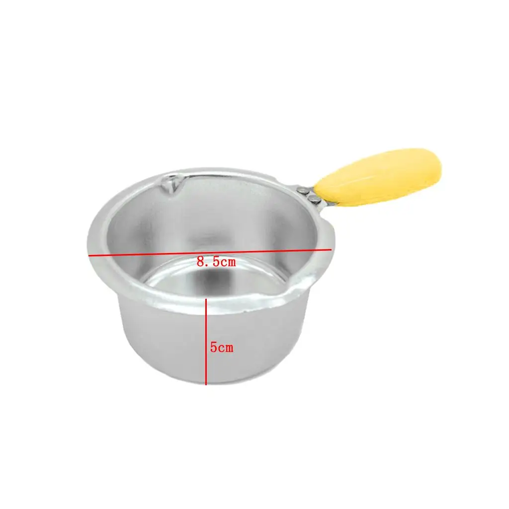 304 Stainless Steel Boiler Pot, Melting Pot for Butter Chocolate Candy Butter Cheese，Candle Making -- Capacity of 250ml/ 8oz
