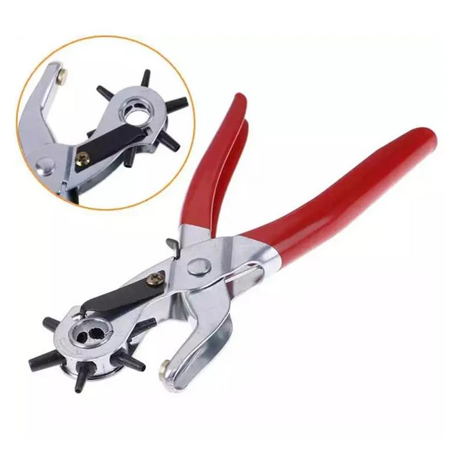 Leather Hole Punch 6 Multi-hole Sizes Hole Punch Plier Precision Belt Hole  Punch Tools for Leather Belts Saddles Dog Collars - AliExpress