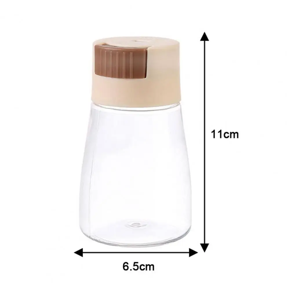 Salt Shaker Each Press 0.5g Healthy Daily Intake Pepper Spice Dispenser One-button Press Measuring Seasoning Bottle For Kitchen