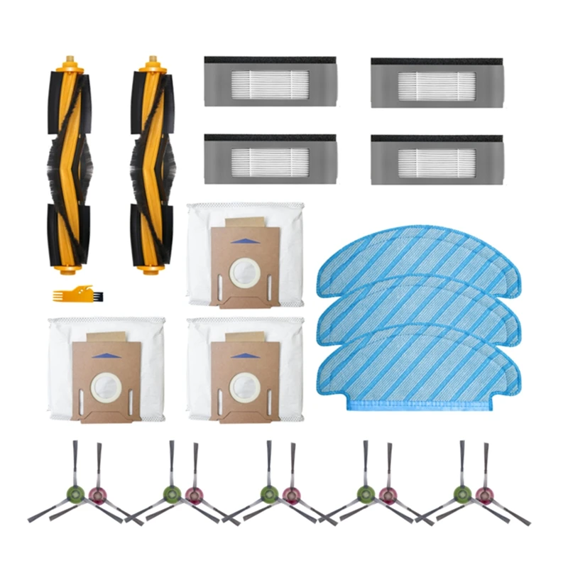 

Аксессуары Для Ecovacs DEEBOOT OZMO T8 AIVI / T8 Max Ecovacs / N8 Plus / N8 Pro, основная боковая щетка, Швабра, ткань, Hepa фильтр