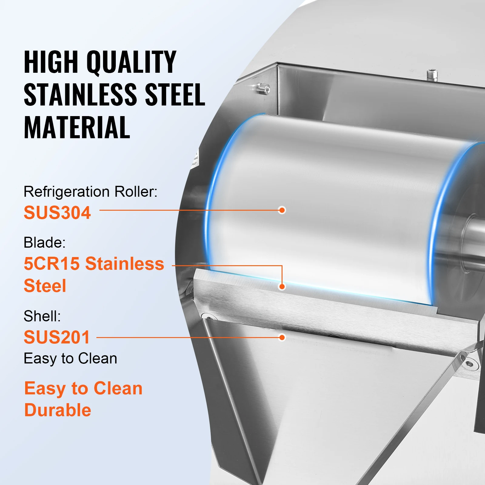 Stainless Steel Commercial Snowflake Ice Machine for Tea Shops and Cafes