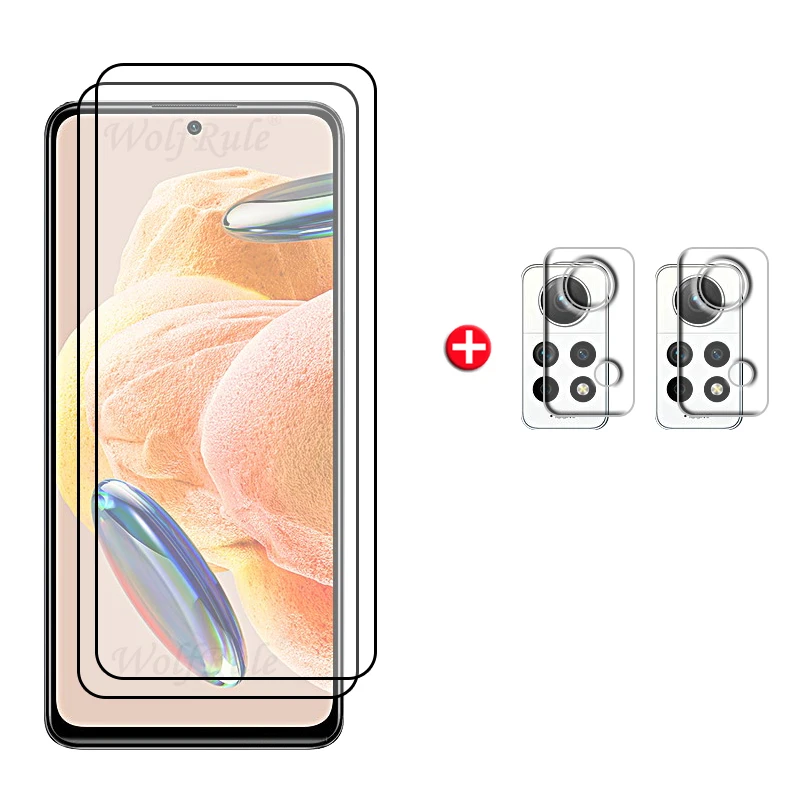 6-in-1 Full Coverage Screen and Lens Protector with Glue