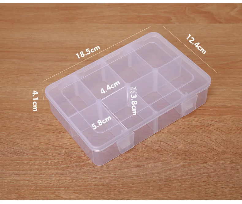 Storage Box Toys Organizer Practical Toolbox Plastic Container Box Tools Case Screw Sewing Component Jewelry PP Boxes 