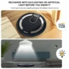INSMART Body Digital Weight Scale Solar & Light Energy Charging Smart Scale Balance Bioimpedance Body Fat Bathroom Scales BMI 2