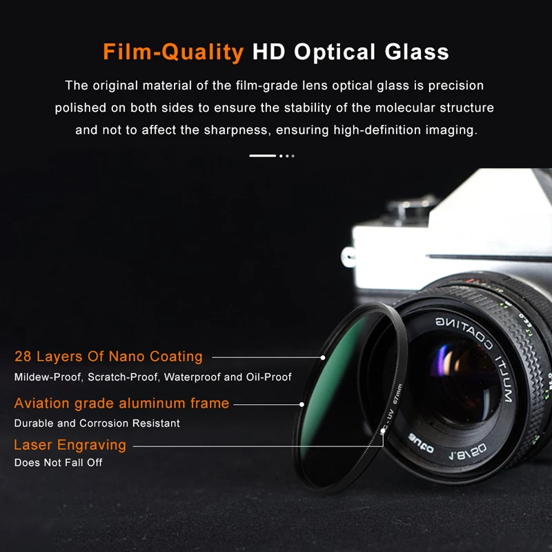 MC UV Filter Lens Protector 37mm 40.5mm 43mm 46mm 49mm 52mm 55mm 58mm 62mm 67mm 72mm 77 82 86 95 105 fuji sony canonUV Filter 4