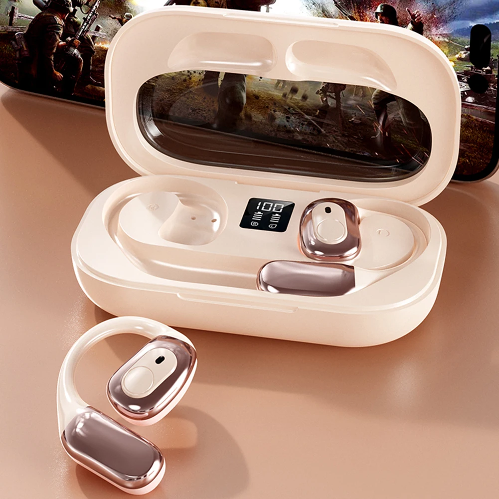 T23 Language Translator Earbuds Waterproof Wireless Smart Translation Earphones Bluetooth Real Time Translator Earbuds for Sport