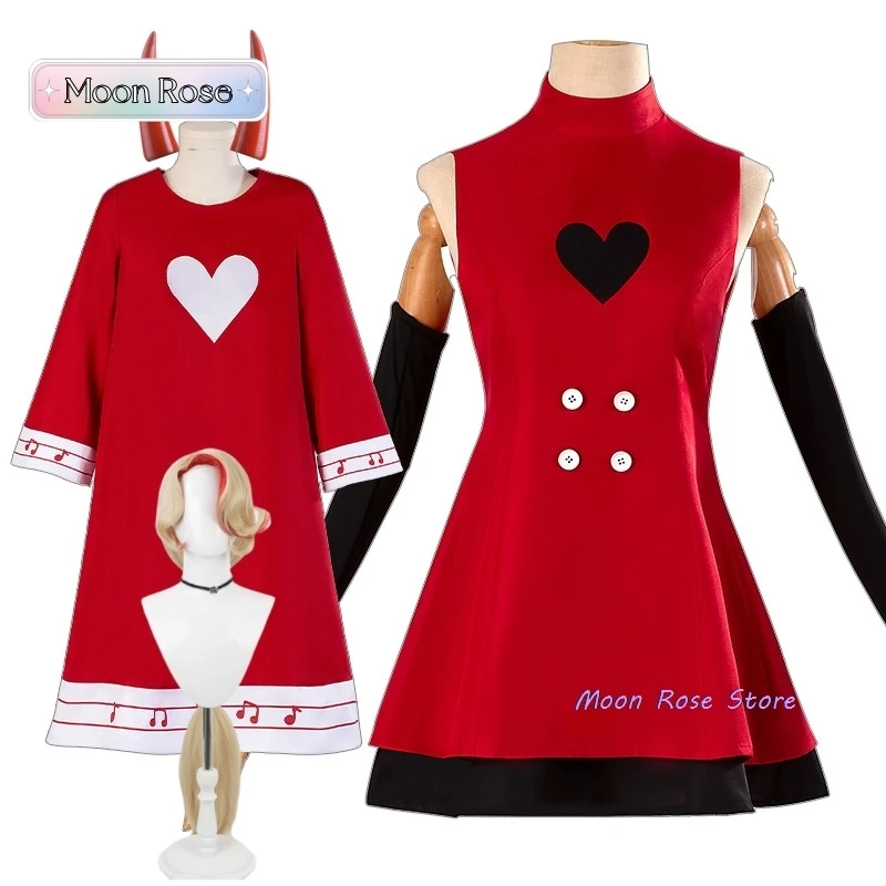 

Hotel Cosplay Hazbin Halloween Costumes Charlie Morningstar Adult Woman Disguise Anime Girl Man Adulto Women's Costume Men's Kid