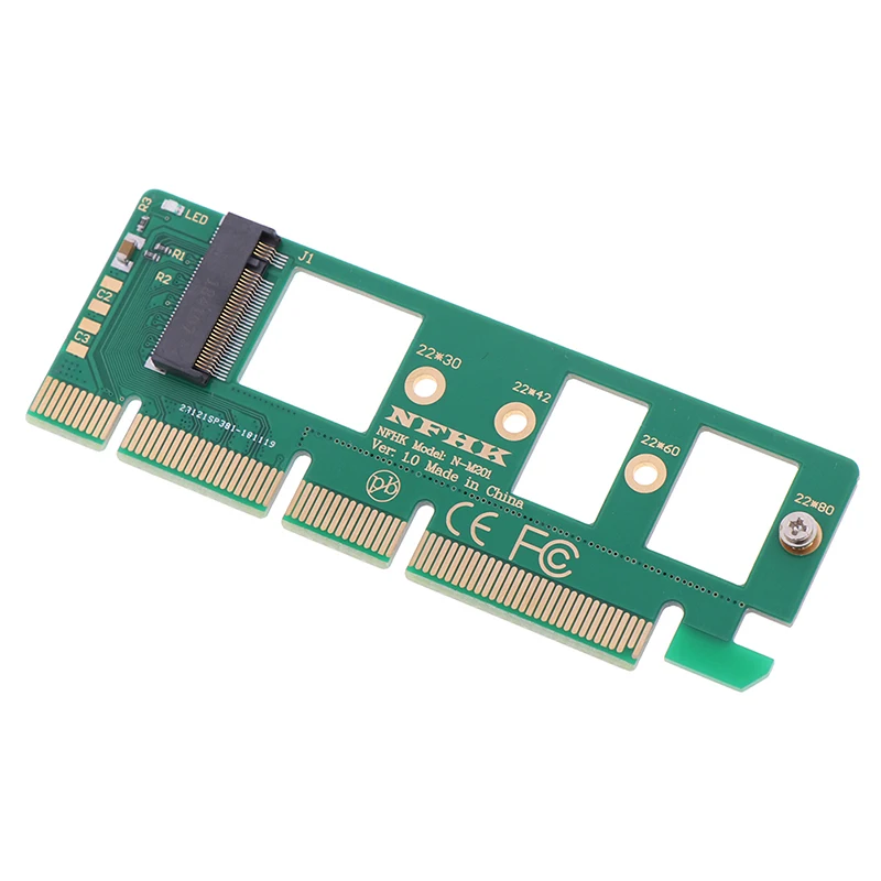 Nvme Ssd Ngff para Pcie X16 Adaptador m Suporte de Cartão de Interface Chave Pci-e Pci Express 3.0 22302280 Tamanho M.2 m2 Pcie Adaptador M.2 - Imagem 5