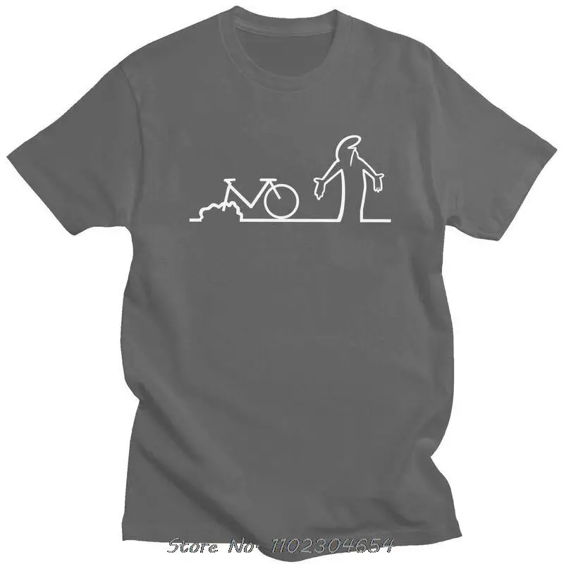 남자 재미 있은 La Linea 자전거 놀라운 T 셔츠 반팔면 Tshirt 독특한 T-셔츠 애니메이션 코미디 티 탑 대형 streetwear