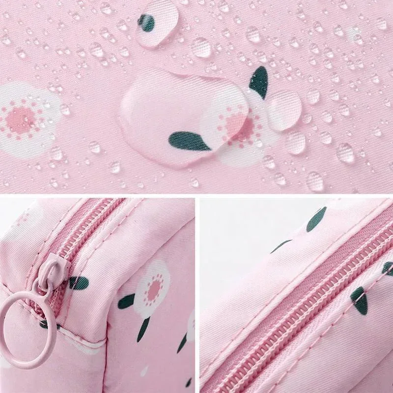 여아용 기저귀 위생 냅킨 보관 가방, 나일론 위생 패드 패키지 가방, 동전 지갑, 보석 정리함, 신용 카드 파우치 케이스