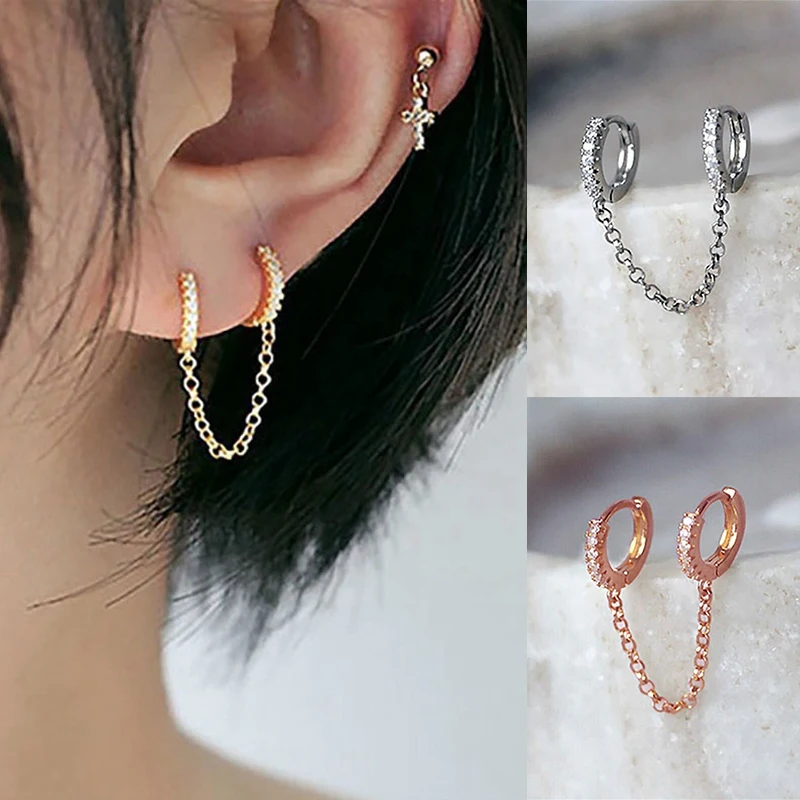 

Women Earrings Fashion Pretty Charm Studs 1 Pc Cubic Zircon Ladies Jewelry