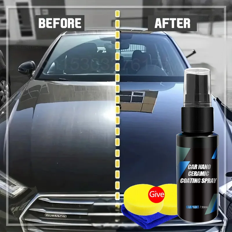 CarCeramicNanoCoatingLiquidCoatinAutoHydrophobicLayerAuto