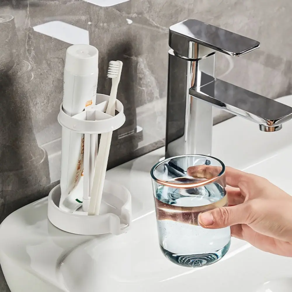 Dust-Proof Wash Cup Toothpaste And Toothbrush Rack Household Mouthwash Cup Set Toothbrush Holder Bathroom Organizer