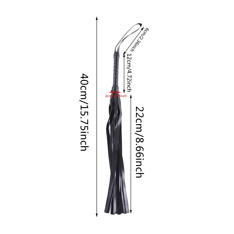 Horse Riding Whip Horsewhip Riding Sports Equipment Anti Slippery PU Leather Handle Horse Whip Riding Horse Racing Equestrian Tool