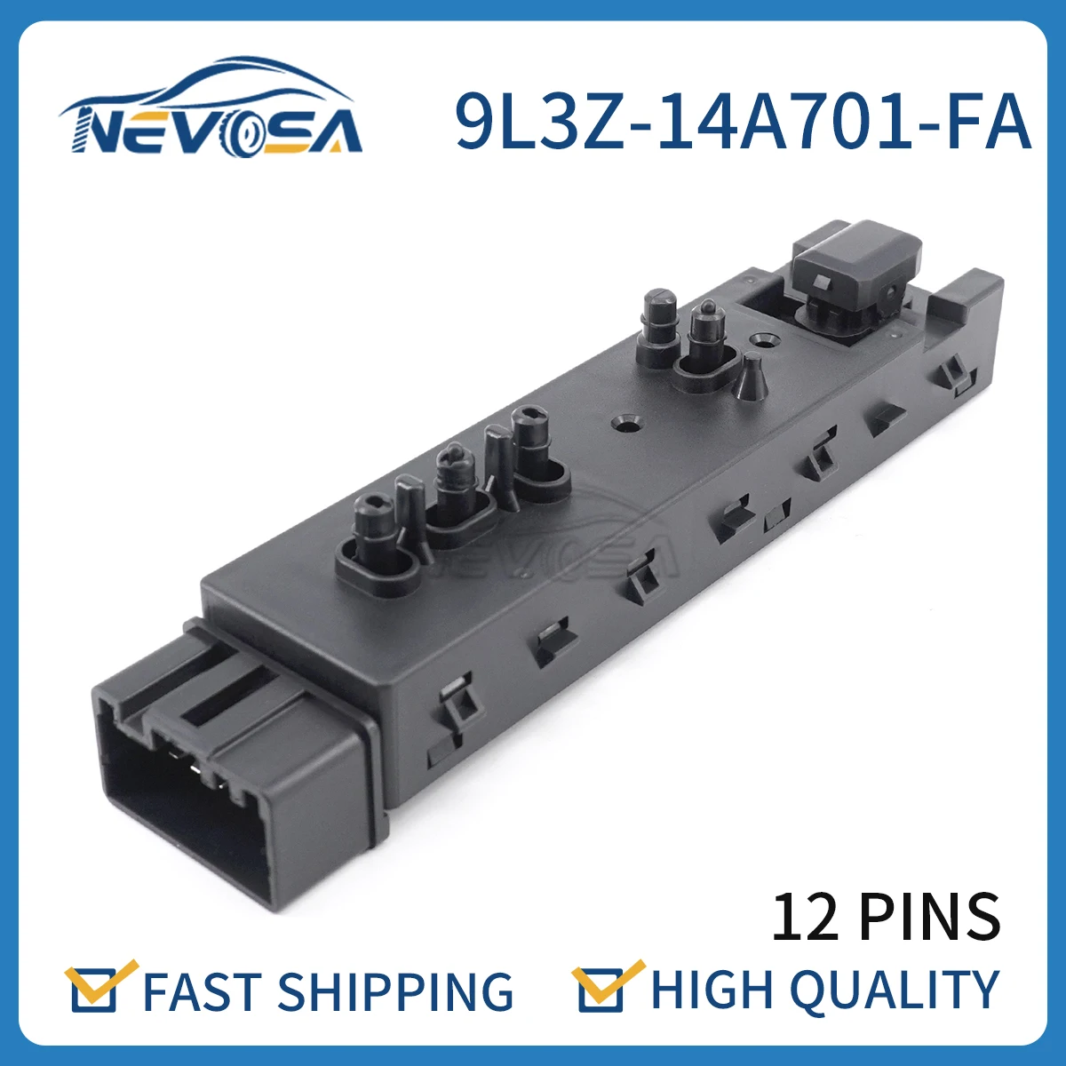 

Nevosa 9L3T-14B709-FA Power Seat Adjustment Switch For Ford Expedition Flex Lincoln MKT Mercury Mountaineer SW6556 PA1324 1S9091
