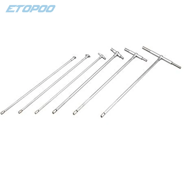 Shars 5/16"-6" Telescoping Gage Set | 6-Piece Premium Satin Chrome Finish | For Measuring Holes, Slots & Recesses | With Fitted Case