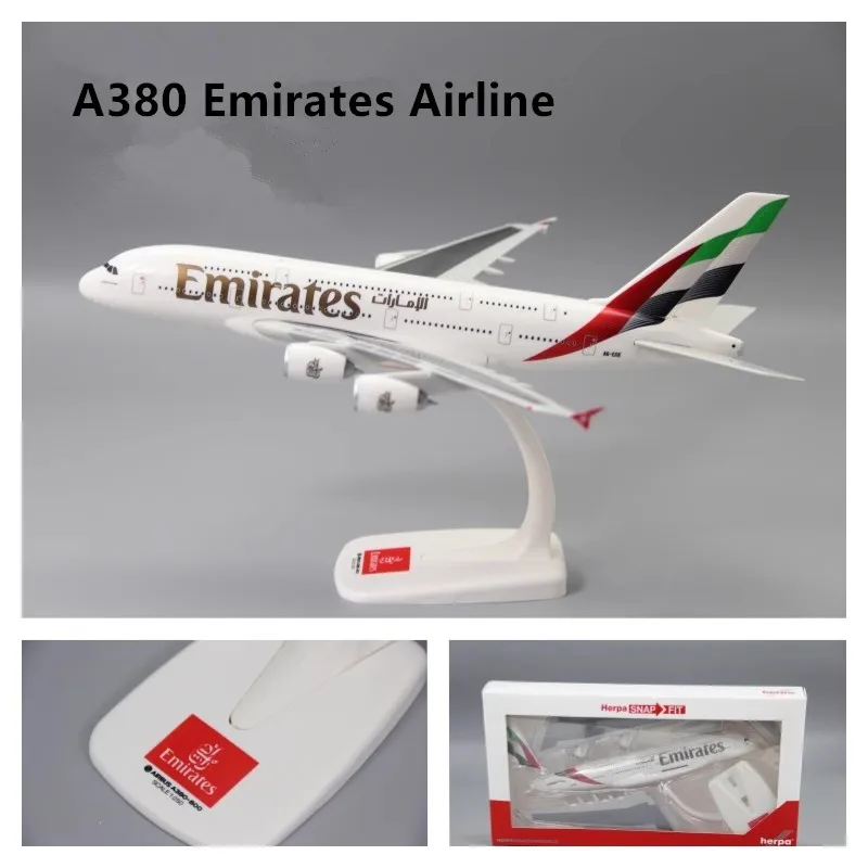 新しい 1/250 スケール A380 UAE エミレーツ航空航空機シリーズ 50