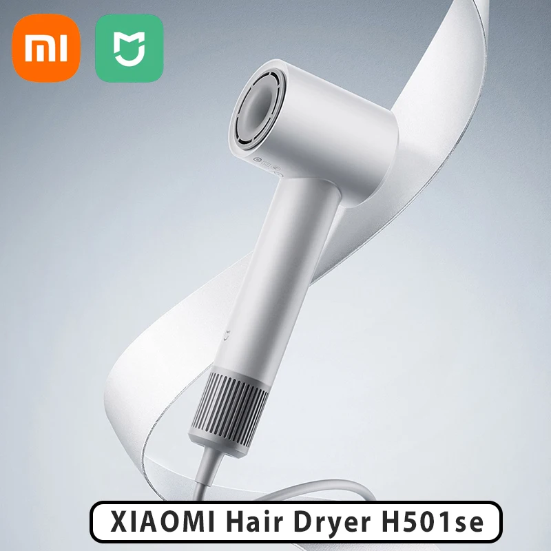 샤오미 미지아 고속 음이온 헤어 드라이어, H501 SE, 풍속 62 m/s, 1600W, 110000 Rpm, 전문 헤어 케어, 빠른 건조