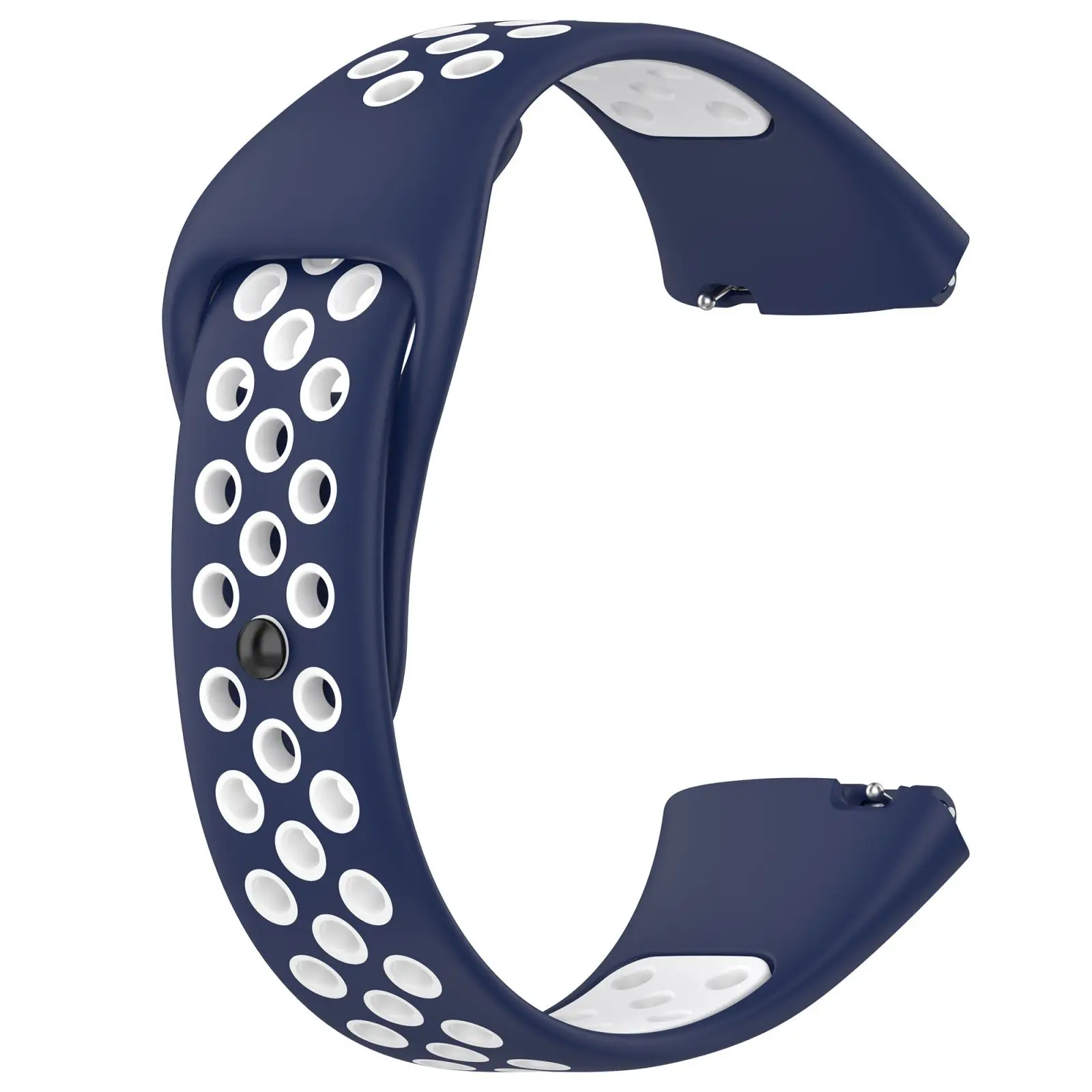Soft Silicone Sport Band Rubber Watchband Double Color Wristband Bracelet
