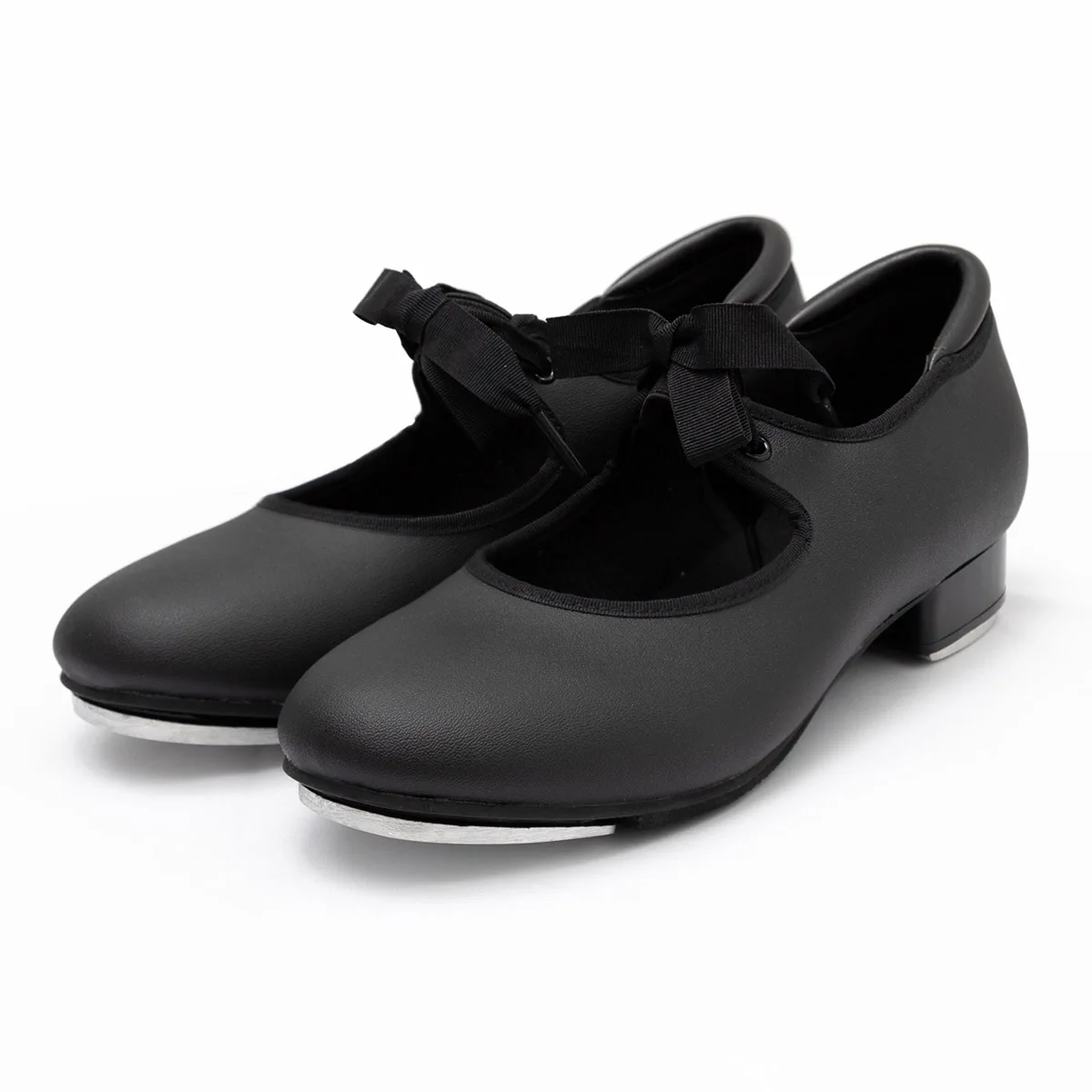 Dynadans Leather/Patent Tap Shoe for Girls and Boys (Toddler/Big Kid) 3