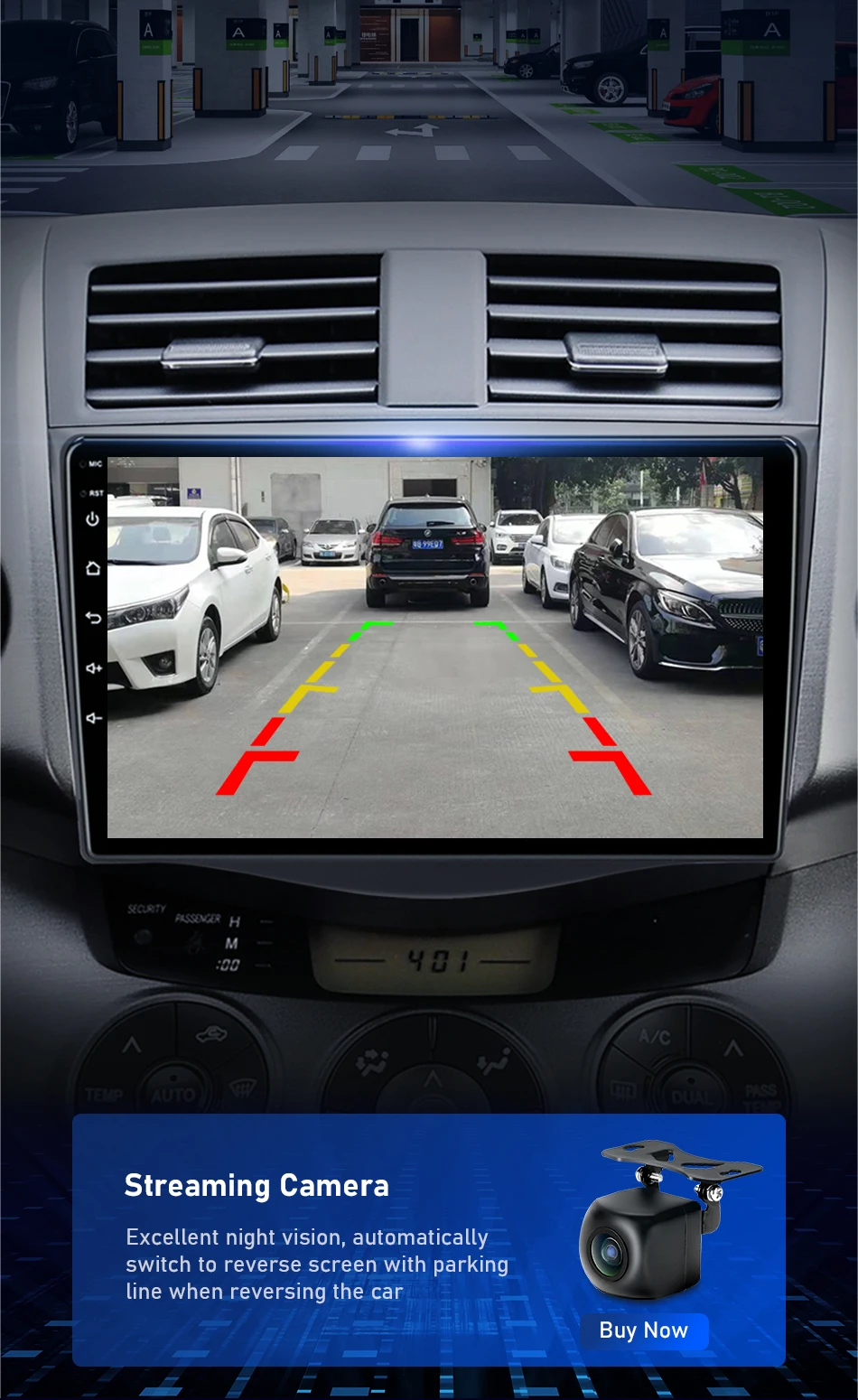 Radio con GPS para coche, reproductor Multimedia con Android 10,0, 9 pulgadas, 2Din, DSP, 4G, WIFI, DVD, estéreo, para Toyota RAV4, Rav 4, 2005-2013