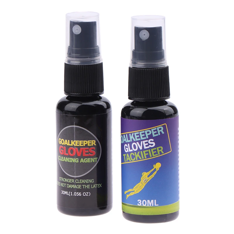 Football grip spray Goalkeeper Gloves Glue Sticky Football Soccer Goalkeeper Formula Bottle Tackifier Cleaning Agent Sticky Anti-slip Mucilage Latex