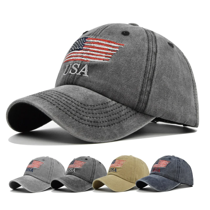

Baseball Cap Snapback Hat American flag USA Sun hat Spring Autumn baseball cap Sport cap Hip Hop Fitted Cap