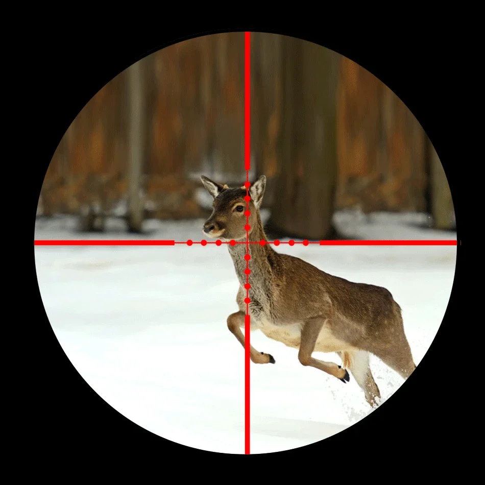 3-10x42E Tactical Sight Red Green Optical Riflescope Illuminated Adjustable Reflex Hunting Scope Cross-Hair Reticle 11/20mm Rail