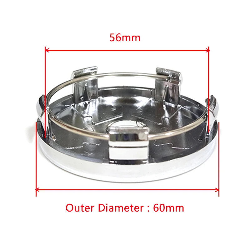 4pcs/Lot 56mm 60mm DS Car Wheel Center Hub Caps For DS Stylish Hard Wearing Replacement Dust Cover Accessories Car Wheel Hub Covers