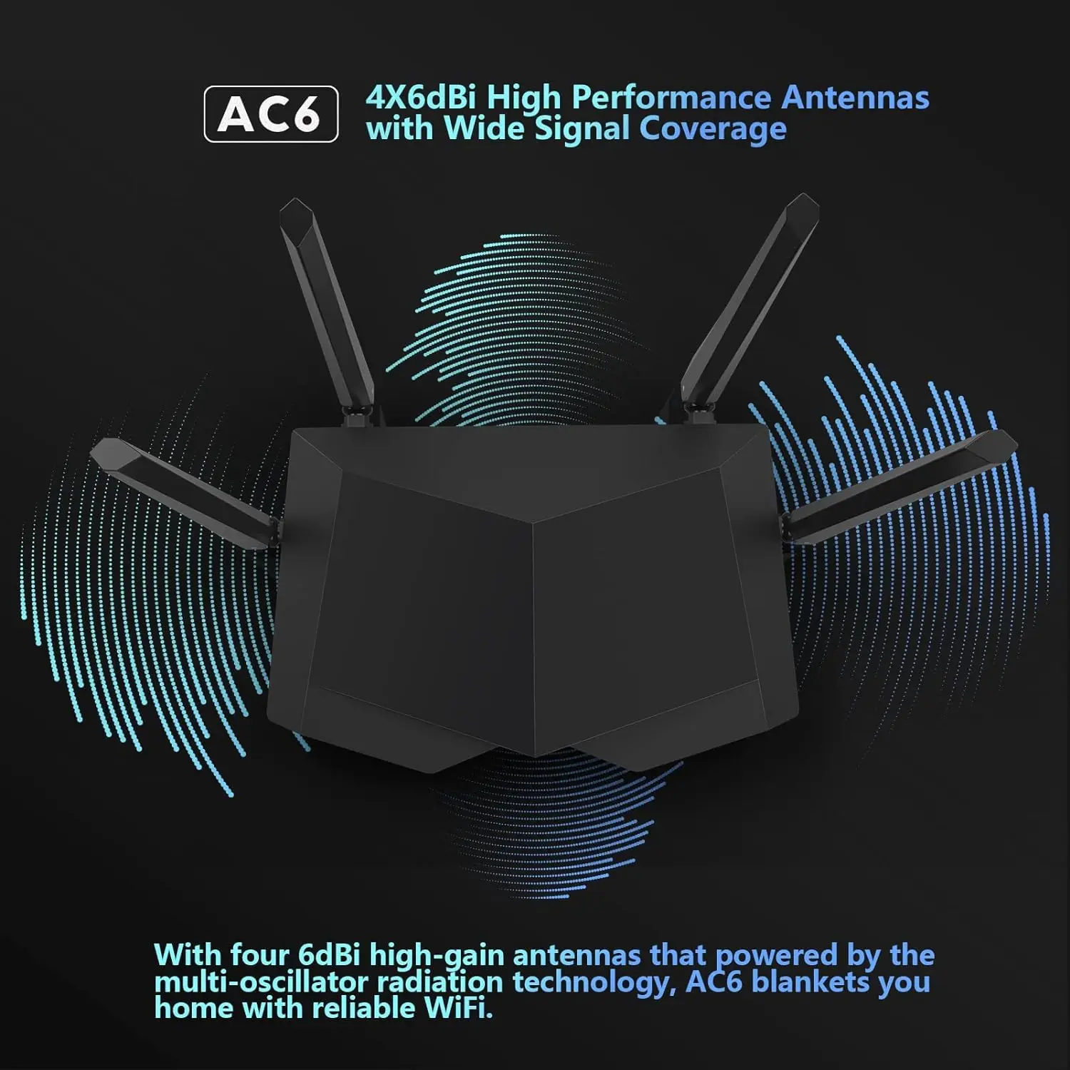 Roteador Wifi de Banda Dupla com Antenas Externas Repetidor Extensor de Alcance até 120 m² 24g 5ghz Tenda-ac1200 - Imagem 5