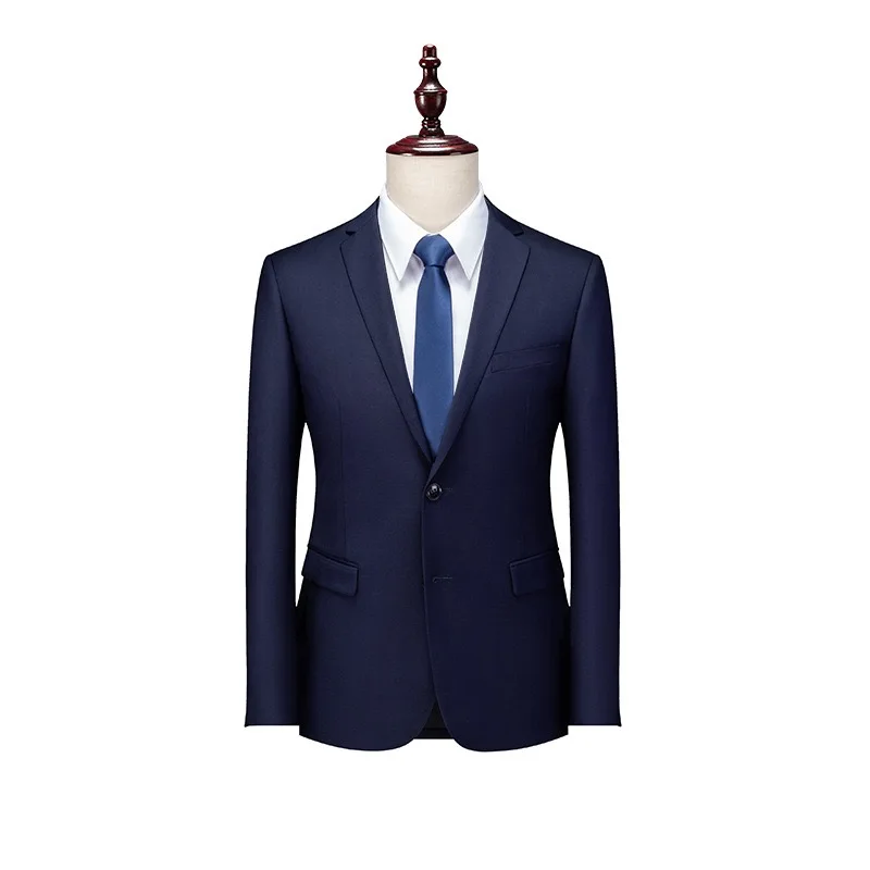 grey/black Blazers Men Slim Fit Business Blazers Jacket Formal Office Casual Slim Fit Blazer 6XL Big Size Formal Suit Jacket
