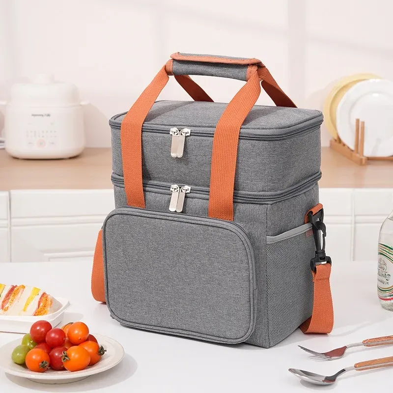 Sleek and Functional Bento Bag - Ideal for Outdoor Adventures, Camping, Picnics & Lunch - on - The - Go